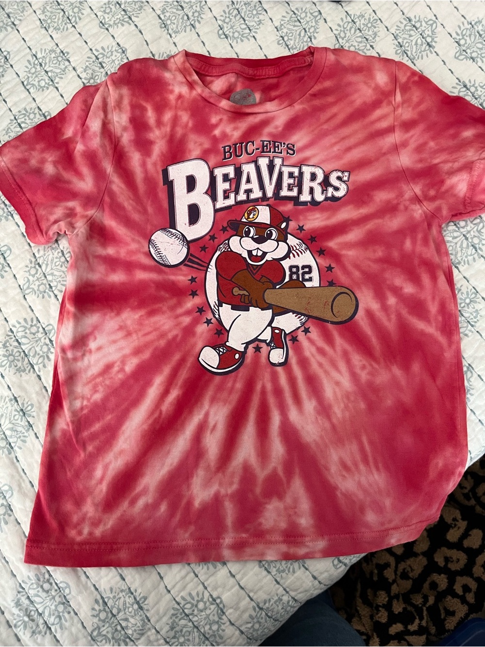 Kids' Bucees Beavers Tie-Dye Tee